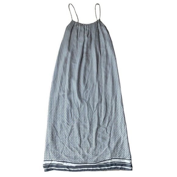 VINCE 100% Silk Printed Flowy Maxi Dress - Picture 7 of 12